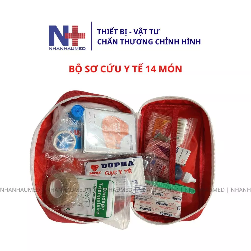 Bộ sơ cứu y tế 14 món